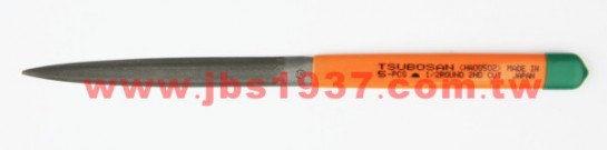 金工專用銼刀-日本寬板銼刀系列-日本橘柄 綠頭半圓 - 粗銼