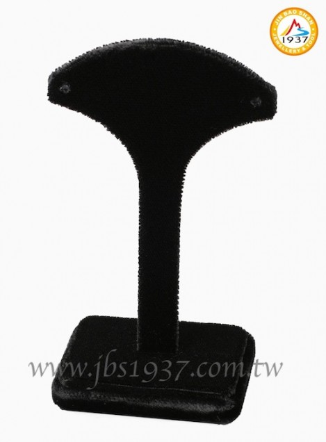 展示陳列道具-黑色系列-小型展示配件-黑-扇形耳環台