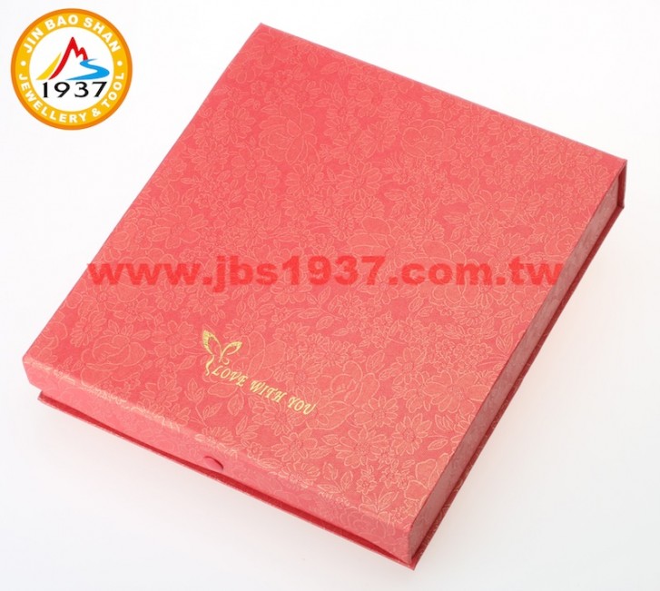 飾品紙盒系列-彩蝶系列-紅彩蝶- 套鍊盒