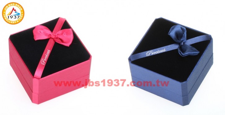 珠寶包裝錦盒-優雅蝴蝶結八角系列-八角蝴蝶結 - Ｃ型式手環盒