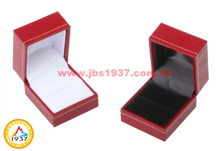 珠寶包裝錦盒-經典復古紅皮盒系列-復古紅皮- 戒指盒
