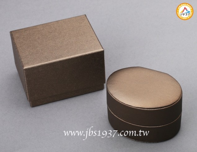 珠寶包裝錦盒-日式繽紛戒盒系列-咖啡色- 繽紛戒指盒