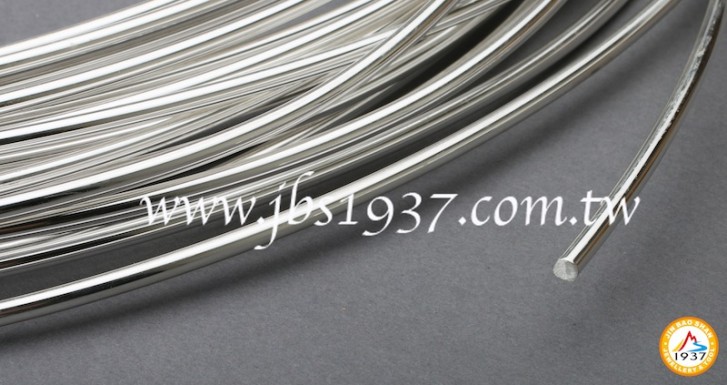 金屬零件原料-925.999銀片銀線 /銅片-3.5mm - 925、999銀線