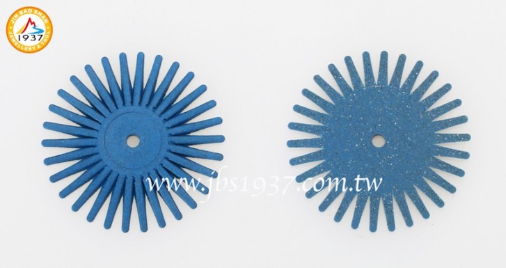 專用拋光材料-旋風輪、膠布輪-德國矽膠旋風輪- 藍色 #600