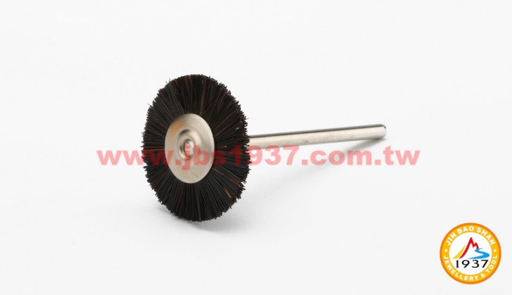 專用拋光材料-馬毛、銅、鋼刷輪-英國馬毛刷輪 - 硬毛車輪型