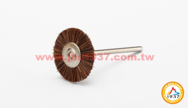 專用拋光材料-馬毛、銅、鋼刷輪-英國馬毛刷輪 - 中硬毛車輪型